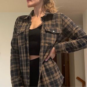 O’Neil Zuma Superfleece Flannel Top Size M